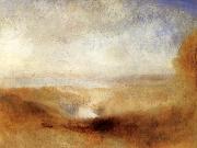 Joseph Mallord William Turner Landscape with Juntion of the Severn and the Wye oil painting reproduction